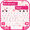 Tło klawiatury SMS Pink Doodle