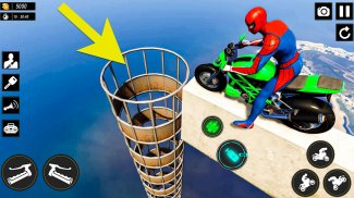 Superhero Bike Stunts 3D Race screenshot 11