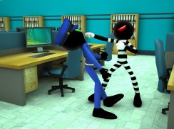 Stickman Bank Robbery Escape screenshot 6