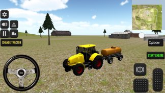 Real 3D Farm Tractor Game 2023 screenshot 3