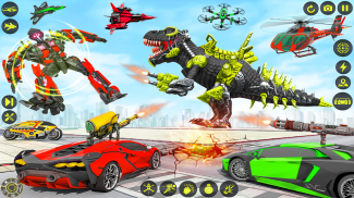 Dino Robot Car Transform Games screenshot 5