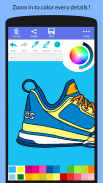 Cool Sneakers Coloring Book screenshot 3