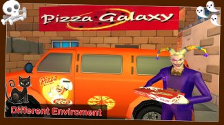 ATV Scary Clown Pizza Delivery Boy: Beach Parties screenshot 2