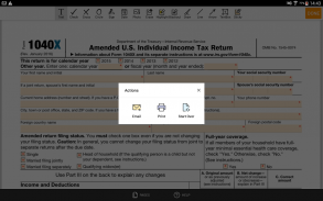 Form 1040X for IRS: Sign Personal Income Tax eForm screenshot 5