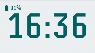 Fullscreen Digital Clock screenshot 0