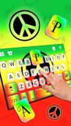 Peace Reggae Keyboard Theme screenshot 3