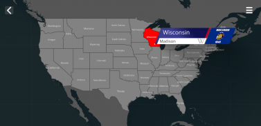 US States map screenshot 1