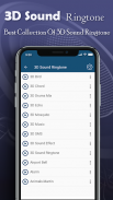 3D Sound Ringtone screenshot 0