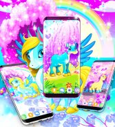 Unicorn live wallpaper screenshot 4