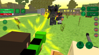 Blocky Island Rampage screenshot 0