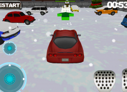 Car winter parking - 3D game screenshot 11