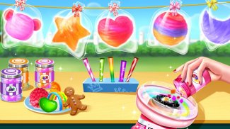 Algodão Candy Shop - Crianças Cooking Jogo screenshot 1