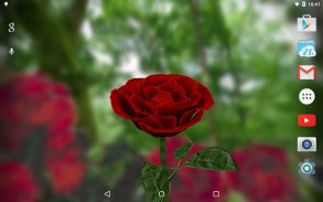 3D Rose Live Wallpaper Free screenshot 0