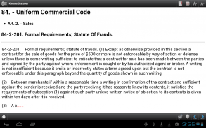 Kansas Statutes, KS Laws  code screenshot 16