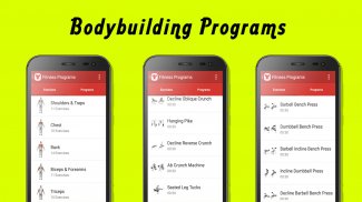 Bodybuilding &Fitness Programs screenshot 4