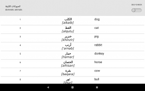 အာရဗီဘာသာစကားလုံးများကိုလေ့လာပါ+ Smart-Teacher screenshot 14