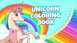 Unicorn Dress Up Coloring Book screenshot 7