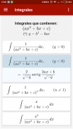 Tabla de Integrales screenshot 4