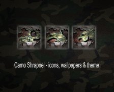 Camo Shrapnel - icon pack screenshot 5