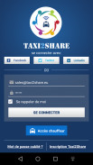 TAXI2SHARE – Partage de taxi screenshot 1