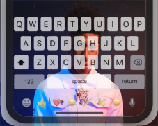 Keyboard of Theme NLE Choppa Cool screenshot 1