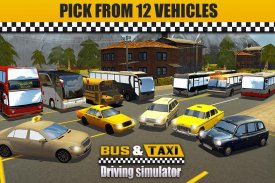 Bus & Taxi Driving Simulator screenshot 4