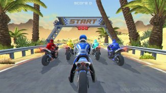 GripON - racing bikes arcade screenshot 2