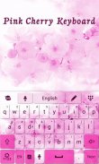 Pink Cherry GO Keyboard Theme screenshot 0