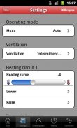 HeatPumpApp screenshot 1