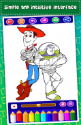 Toy Story coloring cartoon boo screenshot 0