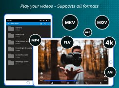 All Format Video Player & MP4 Music player screenshot 1