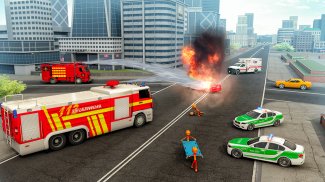 Stickman Fire Truck Simulator screenshot 3