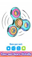 Fidget Spinner Paint by Number screenshot 5