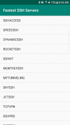 Fastest SSH Servers screenshot 1