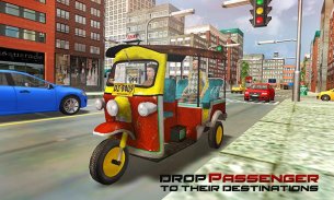 City Taxi Auto Rickshaw Game screenshot 0