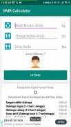 BMI Calculator & Ideal Weight - Calorie Calculator screenshot 1