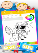 Coloring Sonic Games screenshot 4