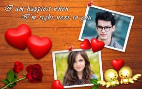Love Photo Frames: Romantic Picture Collage Maker screenshot 1