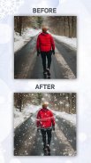 Photo Editor with Snow Effects screenshot 1