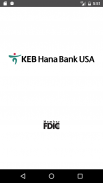 KEB Hana Bank USA Mobile Bank screenshot 1