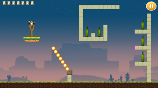 Catapult Bottle Knockdown - 2D Slingshot Throwing screenshot 2