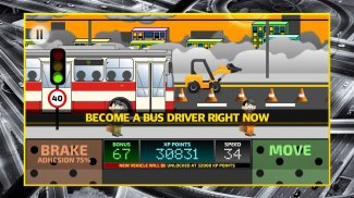 City Bus Driving Simulator 2D - coach driver sim screenshot 1