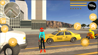 US Spider Police Stickman Rope Hero Strange Vegas screenshot 1