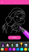 Learn To Draw Glow Princess screenshot 12