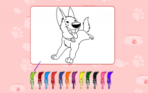 Coloring Adorable Dog screenshot 2