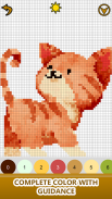 Cats Pixel Art Coloring Book screenshot 4