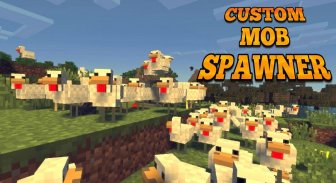 Custom mob spawner MCPE mod. Guide screenshot 0