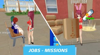 Anime girl life simulator game Free In-App Purchases MOD APK