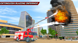 Santa Rescue Truck Driving - Rescue 911 Fire Games screenshot 7