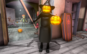 Scary Granny Halloween Mod: Home Escape Neighbor screenshot 1